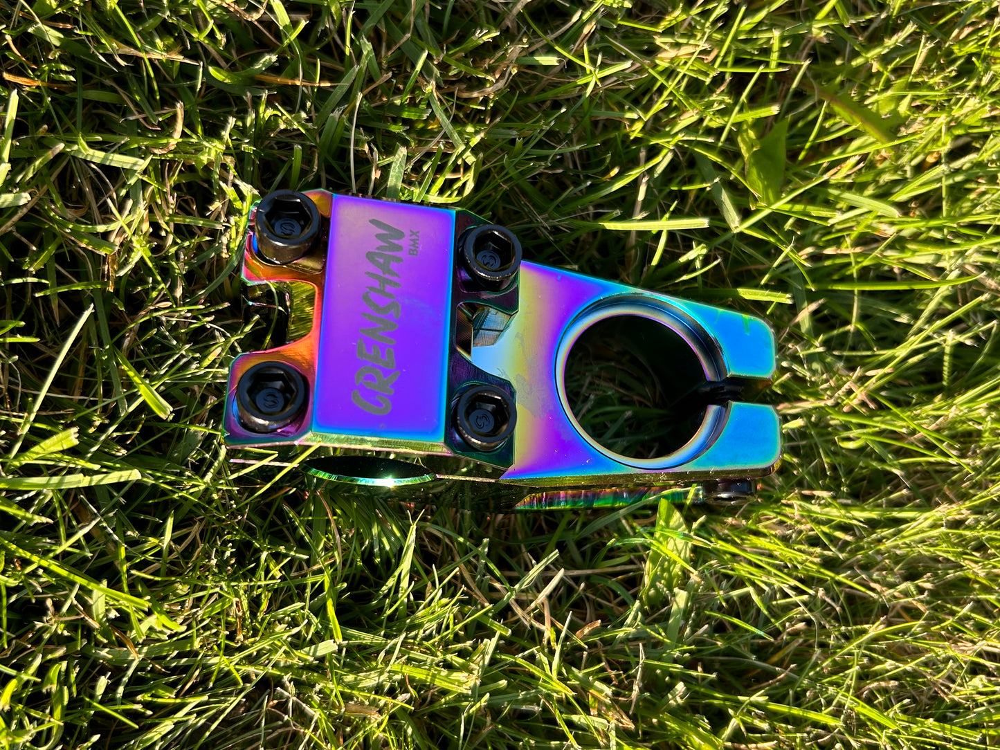 CRENSHAW BMX LOGO STEM OIL SLICK