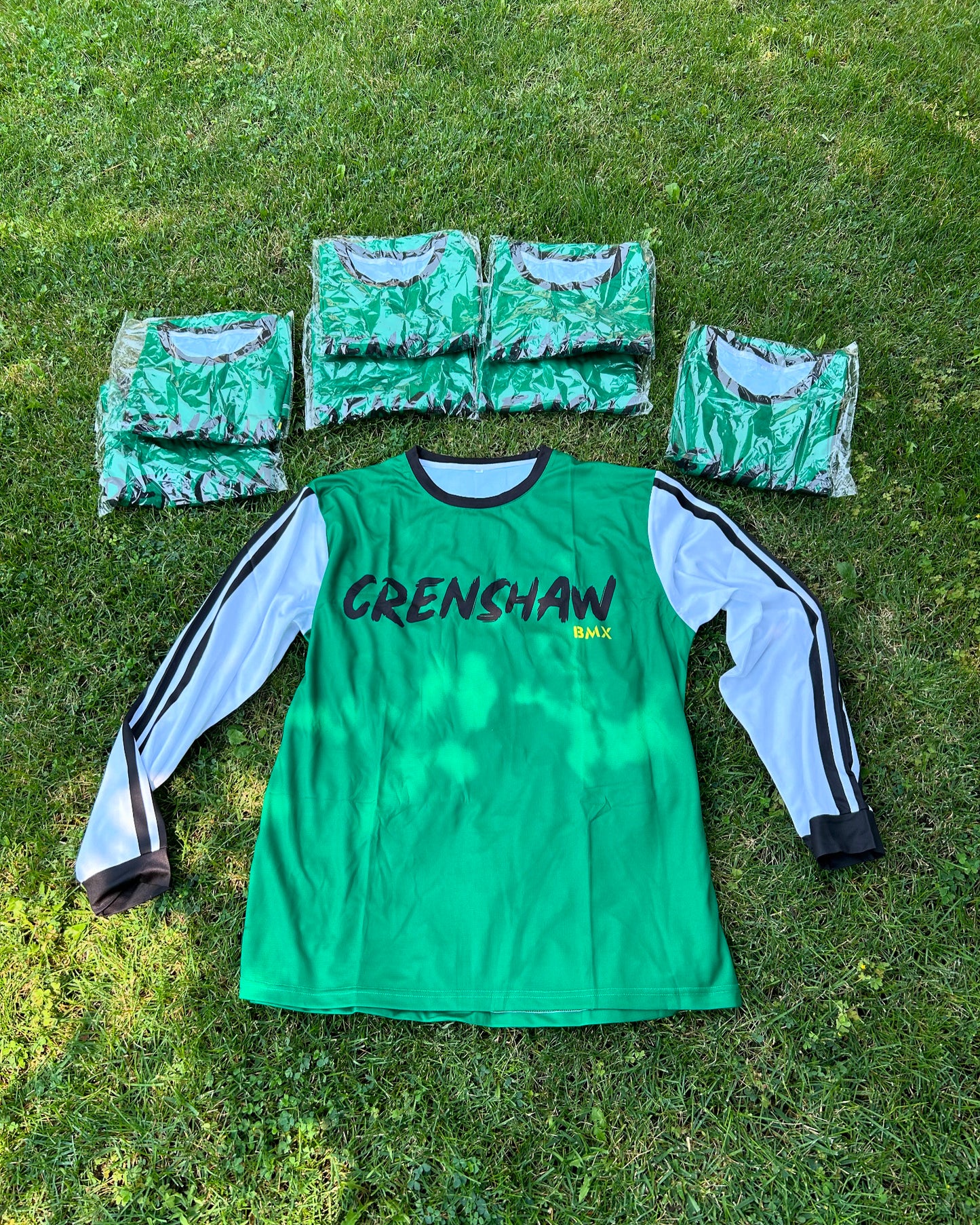 CRENSHAW BMX RACE JERSEY GREEN