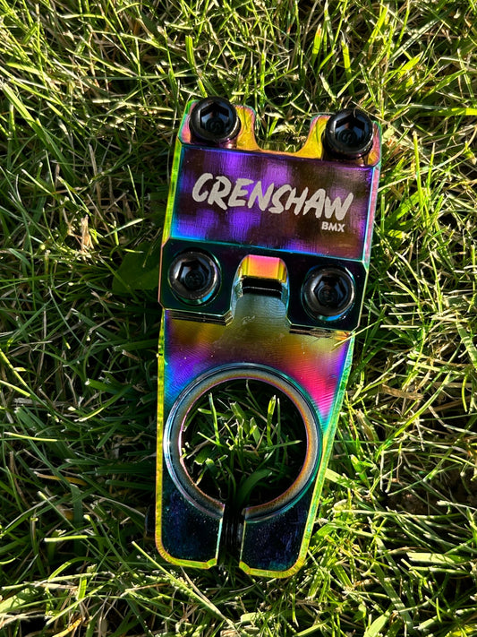 CRENSHAW BMX LOGO STEM OIL SLICK