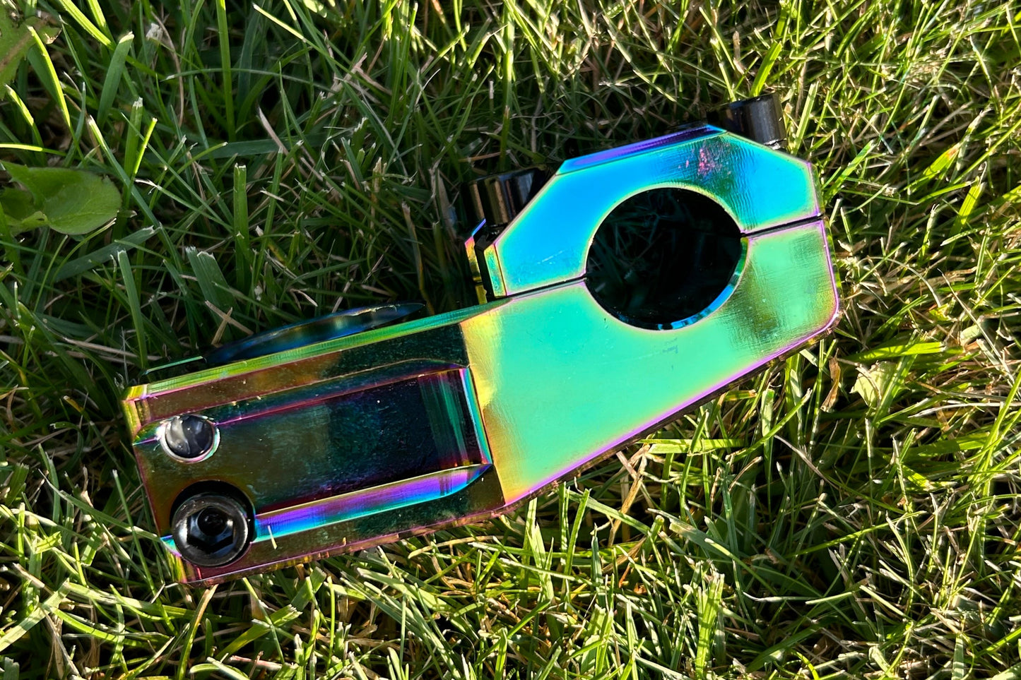 CRENSHAW BMX LOGO STEM OIL SLICK