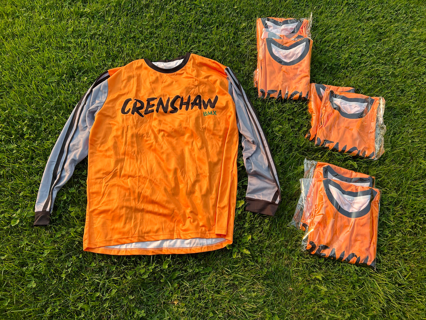 CRENSHAW BMX RACE JERSEY ORANGE